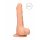 RealRock Dildo 10 - naturtrogen med pung (25cm)