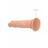 RealRock Dong 10 - naturtrogen dildo (25 cm) - naturlig