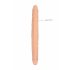 RealRock Dubbel Dildo 36cm - naturlig