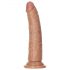 RealRock Slim - realistisk dildo 15,5cm (mörk natur)