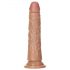 RealRock Slim - realistisk dildo 15,5cm (mörk natur)