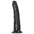 RealRock smal realistisk dildo - 15,5 cm (svart)