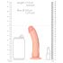 RealRock - Sugande naturlig dildo med sugkopp 15,5 cm