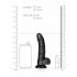 RealRock - realistisk sugdildo 15,5 cm (svart)