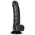 RealRock - realistisk sugdildo 15,5 cm (svart)