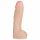 Doc Johnson Vac-U-Lock Hung 12 - realistisk dildo med pung (natur)