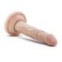 Dr. Skin 5 - realistisk dildo med sugfot - naturlig (14,5cm)