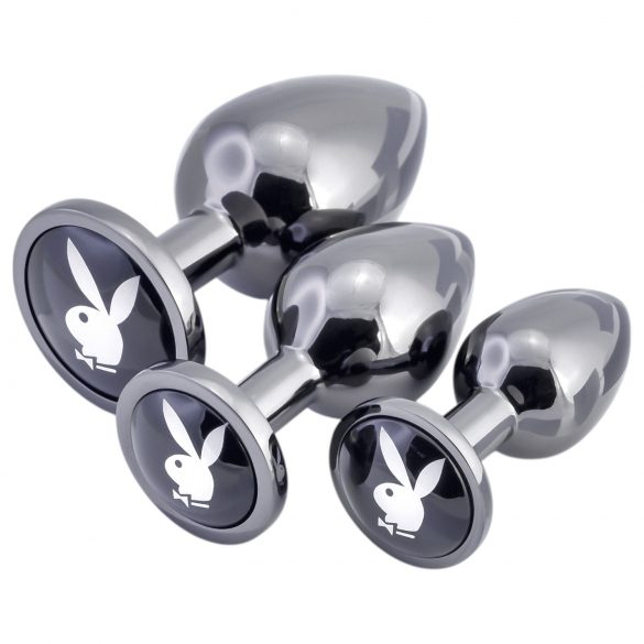 Playboy 3-dels analsats (silver)