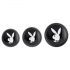 Playboy 3-dels analsats (silver)