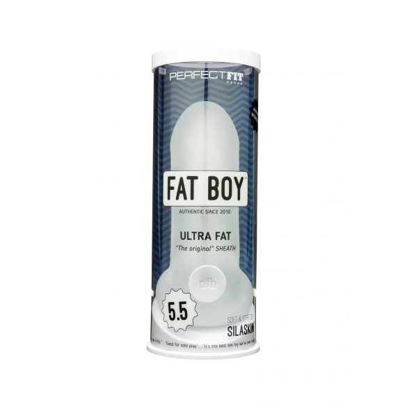 Fat Boy Original Ultra Fat - penisöverdrag (15cm) - mjölkvit