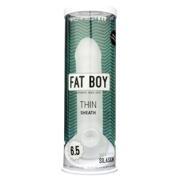 Fat Boy Thin - penismantel (17 cm) - mjölkvit