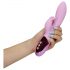 Loveline - uppladdningsbar rabbit-klitorisvibrator (rosa)