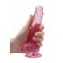 REALROCK - Rosa naturtrogen dildo 17cm