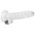 REALROCK - klar realistisk dildo (17 cm)