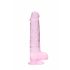 REALROCK - verklighetstro dildo i rosa (19cm)