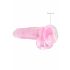 REALROCK - verklighetstro dildo i rosa (19cm)