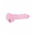 REALROCK - verklighetstro dildo i rosa (19cm)