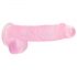 REALROCK - Genomskinlig realistisk dildo - rosa (15 cm)