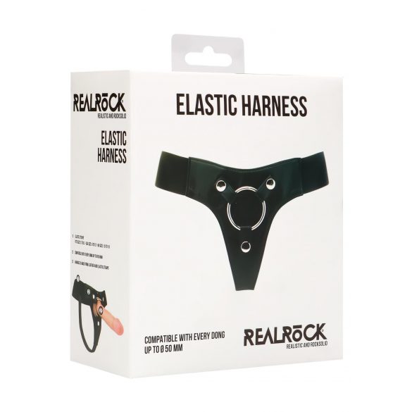 REALROCK Elastisk - universell sele för strap-on (svart)