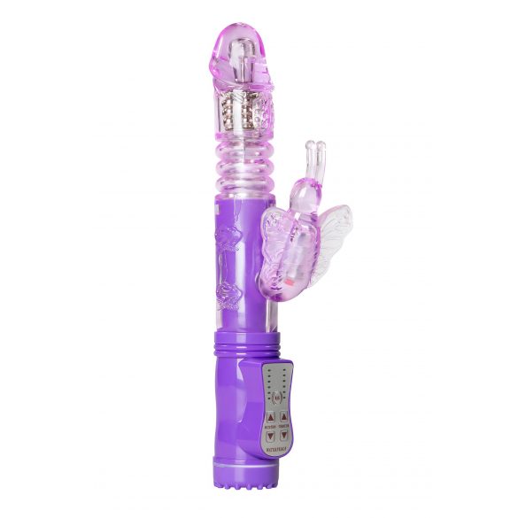 Easytoys Butterfly - roterande stötvibrator (lila)