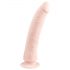 Easytoys - Sugkoppsdildo silikon (21 cm) - naturfärg