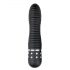 Easytoys Diamond Räfflad - ribbad stav vibrator (svart)