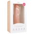 Easytoys - verklighetstroget dildo med sugkopp (20,5 cm) - naturlig