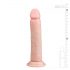 Easytoys - verklighetstroget dildo med sugkopp (20,5 cm) - naturlig