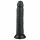 Easytoys - realistisk dildo med sugkopp (20,5cm) - svart