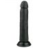 Easytoys - realistisk dildo med sugkopp (20,5cm) - svart