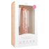 Easytoys - extra stor sugkoppdildo (28,5cm) - naturlig