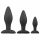 Easytoys Rocket - set med analdildo - svart (3 delar)