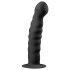 Easytoys Ribbed - Sugkoppsanalplugg (14 cm) - Svart