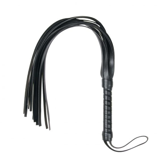 Easytoys Flogger - mjukt konstläderpiska (svart)