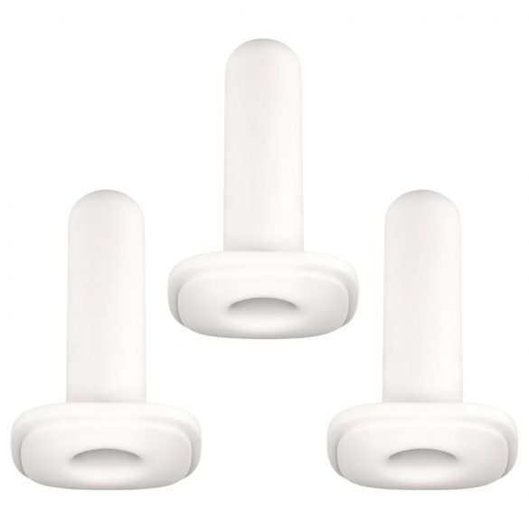 Kiiroo Onyx Snäv Passform - 3-pack Onanihylsa (vit)