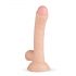 Realistisk Vince - naturdildo med förhud - 19,5 cm