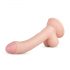 Realistisk Vince - naturdildo med förhud - 19,5 cm