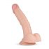 Realistisk Fantasi Derek - Äkta Testiklar Dildo 22cm (Natur)