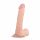 Realistisk dildo Felix - med kulor, 22 cm, naturfärg