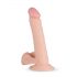 Realistisk dildo Felix - med kulor, 22 cm, naturfärg