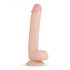 Real Fantasy Elvin - realistisk dildo med pung - 28 cm (hudfärg)