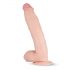 Realistisk Dwane-dildo 31 cm med pung (natur)