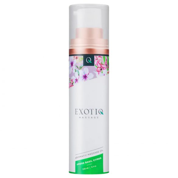 Exotiq doftande massageolja - basilika & citron (100ml)