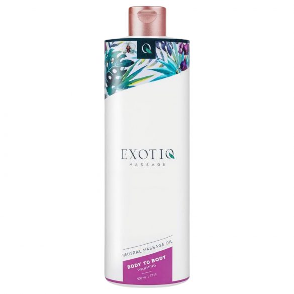 Exotiq Body To Body - värmande massageolja (500ml)