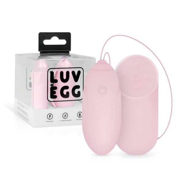 LUV EGG - uppladdningsbart vibrerande ägg med fjärrkontroll (rosa)