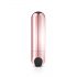 Rosy Gold Bullet - uppladdningsbar mini-vibrator (roséguld)