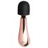 Rosy Gold Wand Mini Curve - laddbar, masserande vibrator (roséguld)