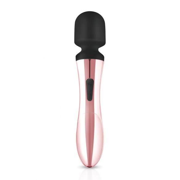 Rosy Gold Wand Curve - uppladdningsbar massagestav (roséguld)