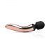 Rosy Gold Wand Curve - uppladdningsbar massagestav (roséguld)