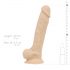 Real Fantasy Conrad - sugkoppsvibrator - 20 cm (naturlig)